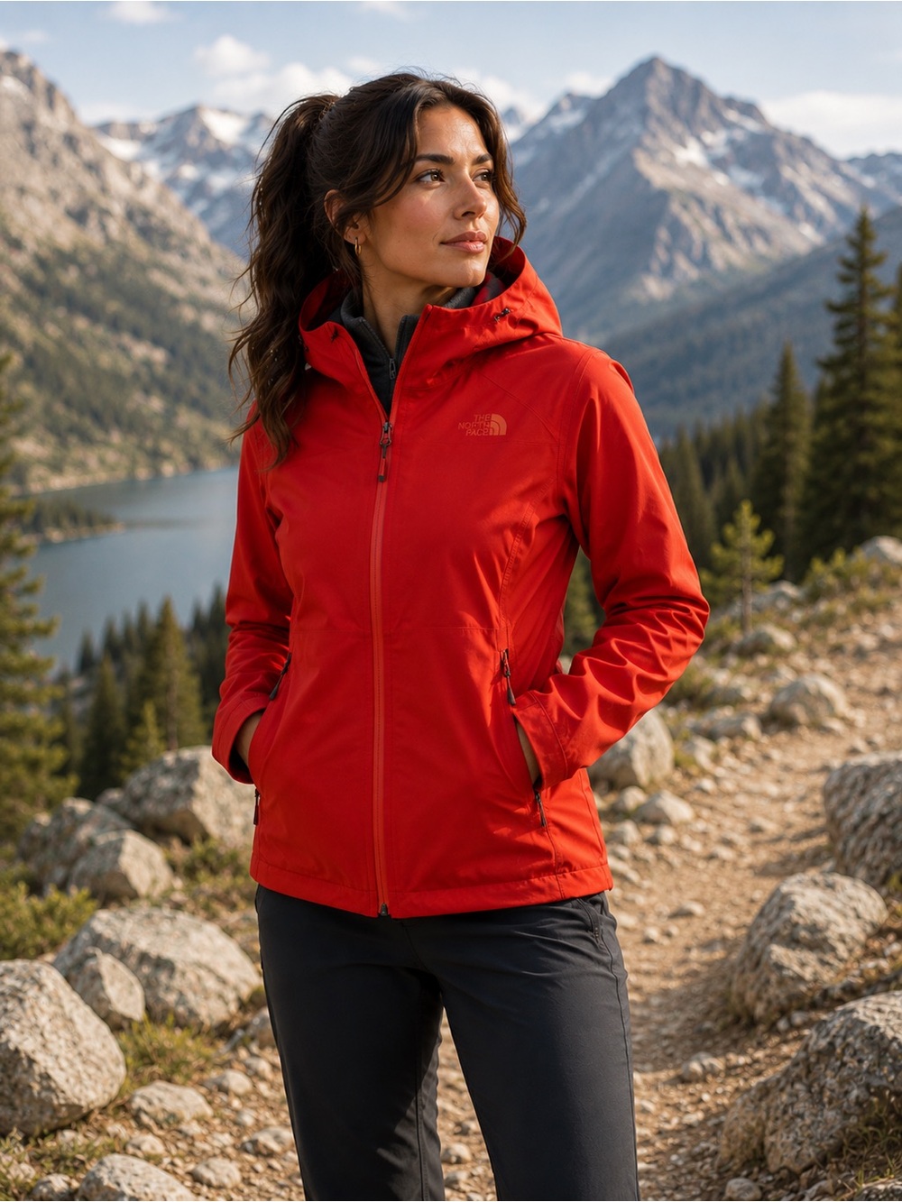 New The North Face Women's Red Apex Elevation Jacket Sz S